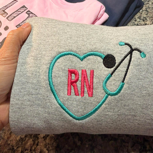 Embroidered RN Sweatshirt
