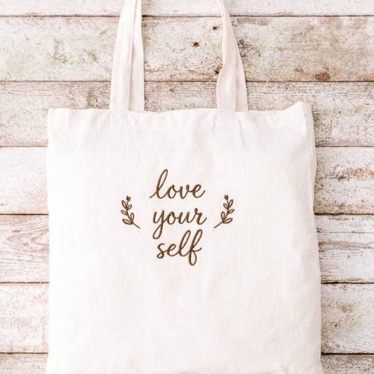 Embroidered Tote bag
